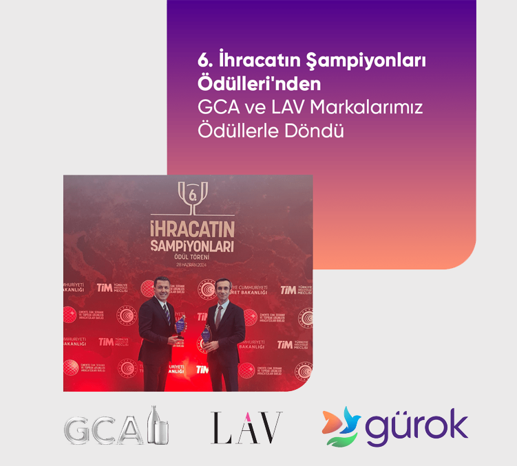 Gürok Grup’a “En Fazla İhracat Yapan Firma” Kategorilerinde  İkincilik Ödülü